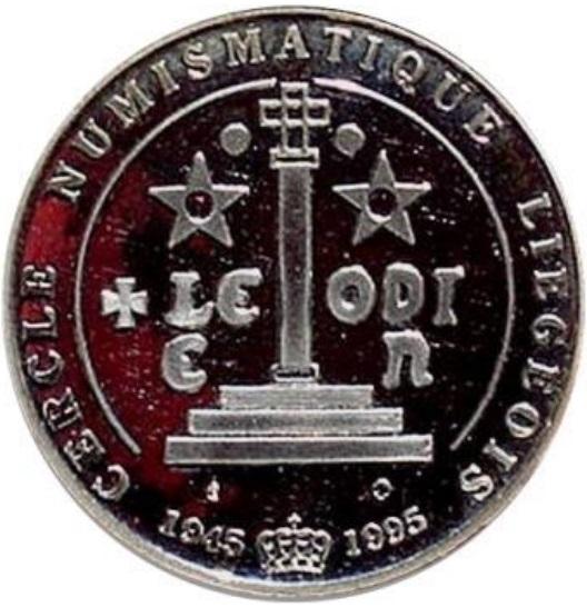 Liege medaille cnl cercle numismatique liegeois